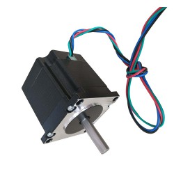 Oukeda NEMA 23 ステッピングモーター OK57STH56-2804AD8-32 1.8度 12.35Ncm 2相 Dカット
