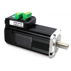 Nem23 一体型サーボモータ、集積式AC サーボモーター JMC iHSV60-30-40-48 400W 48V 1.27N.m 3000RPM 60 x 60mm