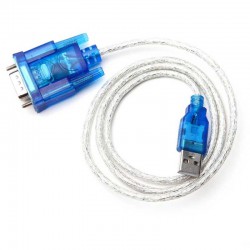 USB - RS232 アダプタ HL-340（0.8m ケーブル付き）およびパラメータ設定用 Prolific チップセット（JMC サーボモーター）