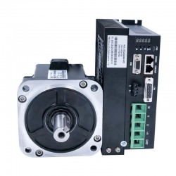 1.5KW 48V DCサーボモーターキット 130ASM1500-2500C+MCAC8A0 4.78Nm 37A 3000RPM MCAC8A0サーボドライバー付き