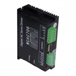 0.2KW 36V DC サーボモーター＆ドライバーキット 60ASM200+MCAC706 7.6A 0.63N.m 3000 RPM 60 x 60mm 2500ラインエンコーダ付き