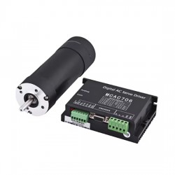 60W 24V DC ブラシサーボモーター＆ドライバーキット 58JZS0630AS+MACA706 Φ58mm 0.72N.m 3000RPM