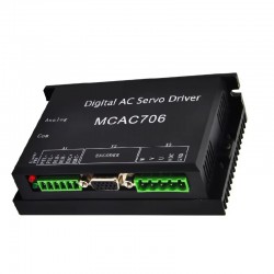 180W 36V ブラシレスDCサーボモーター＆ドライバーキット 57JSF1830P+MACA706 0.6N.m 3400RPM Φ57mm インクジェットプリンター用