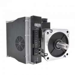 2.3KW ACサーボモーターキット 130JASM523215K-17B+JASD30002-20B 14.64N.m 220V 1500RPM 12.3A JASD30002-20Bサーボドライバー付き