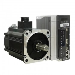 2.0KW ACサーボモーターキット 130JASM520220K-17B-SC+JASD20002-20B 220V 9.55N.m 2000RPM 10.2A JASD20002-20Bサーボドライバー付き