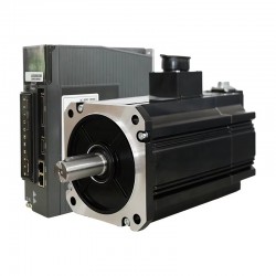 3.0KW ACサーボモーターキット 130JASM530220K-17B-SC+JASD30002-20B 220V 14.32N.m 2000RPM 13.6A JASD20002-20Bサーボドライバー付き