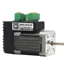 Nema 17 一体型サーボモータ、集積式AC サーボモーター 24V JMC iHSV42-40-05-24 52W 12.5Ncm 52000RPM
