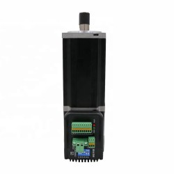 Nema 23 一体型サーボモータ、集積式AC サーボモーター JMC iHSV60-30-40-48-SC 400W 48V 1.27N.m 3相 3000RPM ブレーキ付き