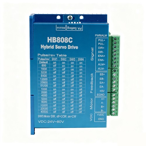 2相閉ループステッピングモータードライバー HB808C AC18-80V Nema 17/23/24モーター用