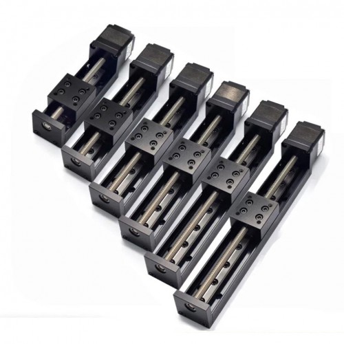 リニア ガイド ベアリング OSP001603 電動リニア ステージ 50mm-300mm ストローク Nema11 モーターキット付き