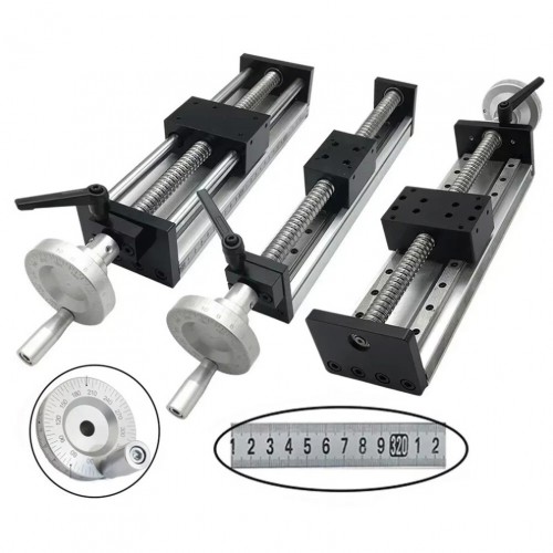 手動 X軸ステージ OSP001605 CNCボールねじスライドテーブル（ハンドホイール付き）