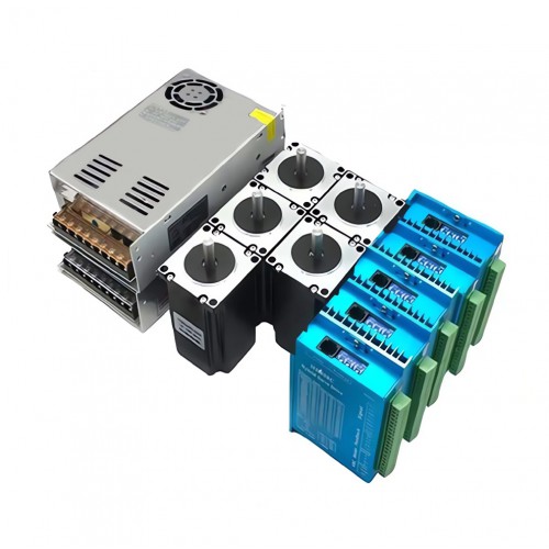 5軸クローズドループステッピングモーターキット(Nema 23モーター、ドライバー、電源付き) 5軸クローズドループステッピングモーターキット(Nema 23モーター、ドライバー、電源付き)