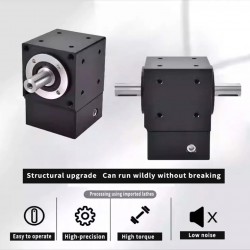 Nema 34 直角ベベルギアボックス ギア比 2:1/3:1/5:1 Nema 34 ステッピングモーター用