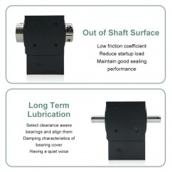 Nema 34 直角ベベルギアボックス ギア比 2:1/3:1/5:1 Nema 34 ステッピングモーター用