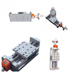 Z軸手動ステージ OSP001590 CNC手動セルフロックスライドテーブル 台形ネジ式Zポジションステージ（デジタルディスプレイ付き）