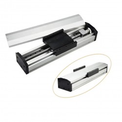 完全密閉型手動 X軸ステージ QMF90 ボールねじ式スライド式直動ステージ CNCリニアガイドモジュール