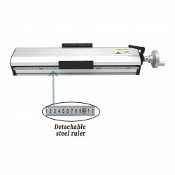 完全密閉型手動 X軸ステージ QMF90 ボールねじ式スライド式直動ステージ CNCリニアガイドモジュール