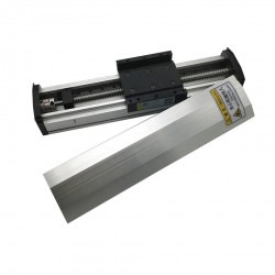 完全密閉型手動 X軸ステージ QMF90 ボールねじ式スライド式直動ステージ CNCリニアガイドモジュール