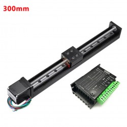 ミニ X軸電動リニア ステージ OSP001602 CNCスライディングテーブル（Neme 11ステッピングモーターおよびTB6600ドライバーキット付き）