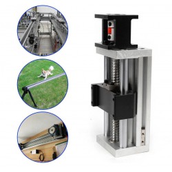 CNCスライディングテーブル リニアテーブル OSP001610 ストローク 100mm-1000mm NEMA 23 ステッピングモーター/60mmサーボモーター対応