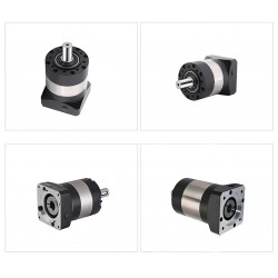 PLE060シリーズ Nema 23 遊星ギアボックス ギア比 3:1 - 100:1 NEMA23 ステッピングモーター / 200W 400W 60mm ACサーボモーター用