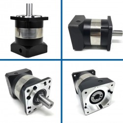 PLF090シリーズ Nema 34 遊星ギアボックス ギア比 3:1 - 100:1 NEAM34 ステッピングモーター用、80mm サーボモーター 750W