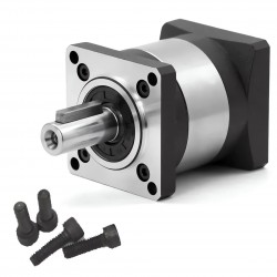 DLFシリーズ Nema 23 遊星ギアボックス ギア比 4:1 - 100:1、1/4インチ入力 6.35mm 8mm