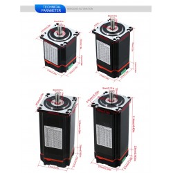 Nema 23 一体型クローズドループステッピングモーター OSP001653 1.2Nm/2Nm/2.5Nm/3Nm ドライブ＆エンコーダ付き