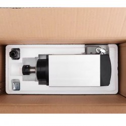 3KW 220V/380V 空冷スピンドルモーターキット GDZ80X73-3 + H100-3.7 可変周波数ドライブと13個のER20コレット付き