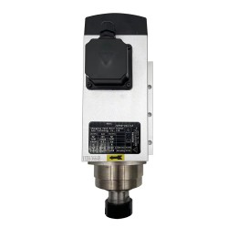 4.5kW 220V/380V 空冷スピンドルモーターキット JGF-60-24Z/4.5 + H100-5.5S2/T4 可変周波数ドライブ + ER32コレット13個付き