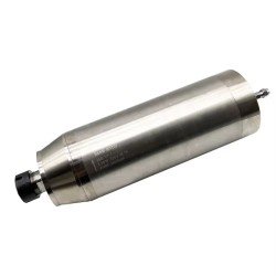 5.5KW 220V/380V 水冷式スピンドルモーターキット JGD-125-ER32 + H100-5.5 可変周波数ドライブ + ウォーターポンプ + ER32コレット13個 + ブラケット