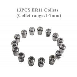 500W 110V/220V 空冷CNCスピンドルモーターキット OSP001716 12000 RPM 電源付き + ER11コレット13個