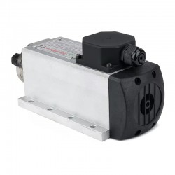 空冷式CNCスピンドルモーター Huajiang-1.5KW 110V/220V 1.5kW 24000RPM ER11/ER16コレット 400Hz 航空プラグ付き