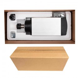 空冷式CNCスピンドルモーター Huajiang-1.5KW 110V/220V 1.5kW 24000RPM ER11/ER16コレット 400Hz 航空プラグ付き