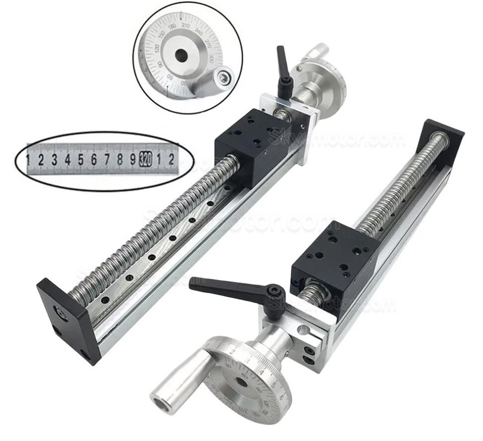 小型 手動 X軸ステージ DXG6042 手動直動CNCステージ （ハンドホイール付き）