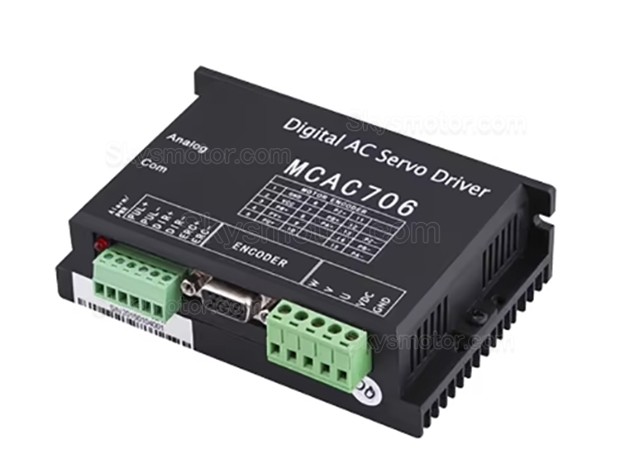 160W 36V ブラシレス DC サーボモーター & ドライバーキット 0.45N.m 3400RPM Φ57mm 3相 1000ラインエンコーダ付き