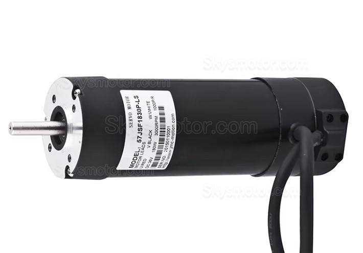 180W 36V ブラシレスDCサーボモーター＆ドライバーキット 57JSF1830P+MACA706 0.6N.m 3400RPM Φ57mm インクジェットプリンター用