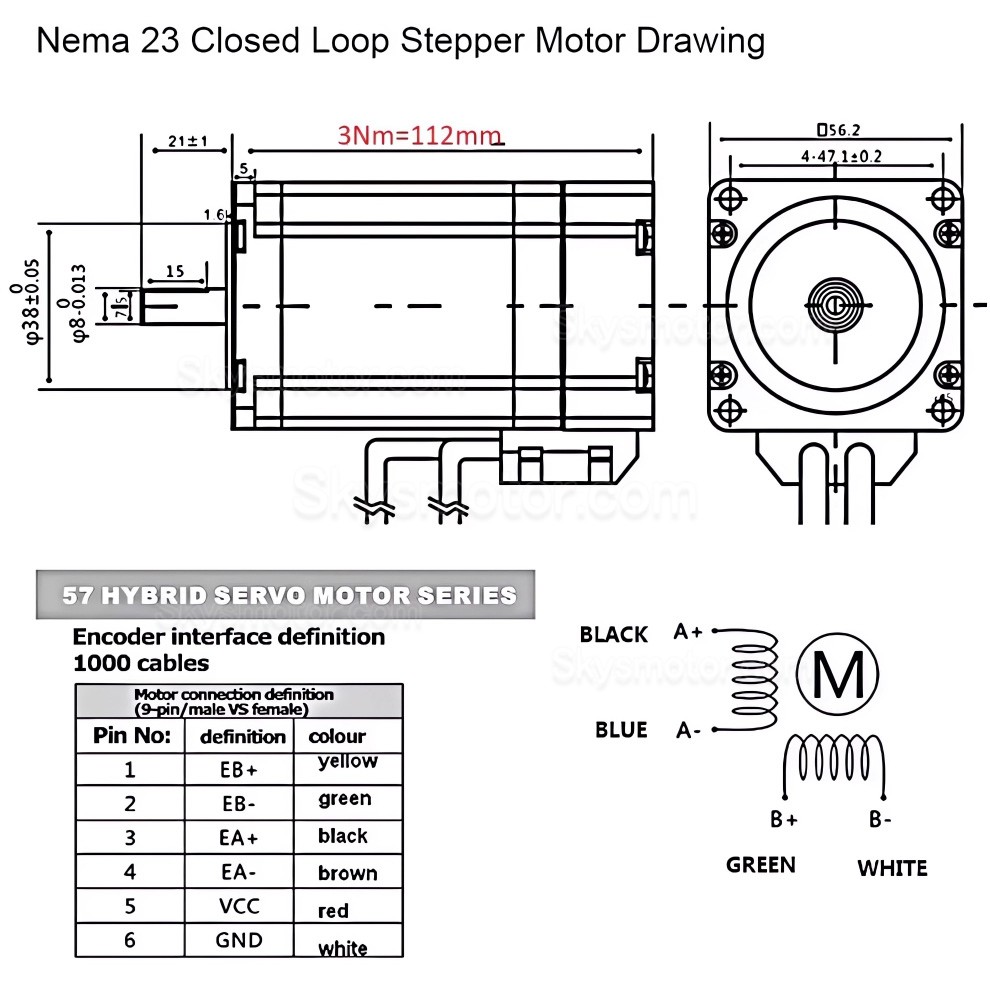 5軸クローズドループステッピングモーターキット(Nema 23モーター、ドライバー、電源付き) 5軸クローズドループステッピングモーターキット(Nema 23モーター、ドライバー、電源付き)