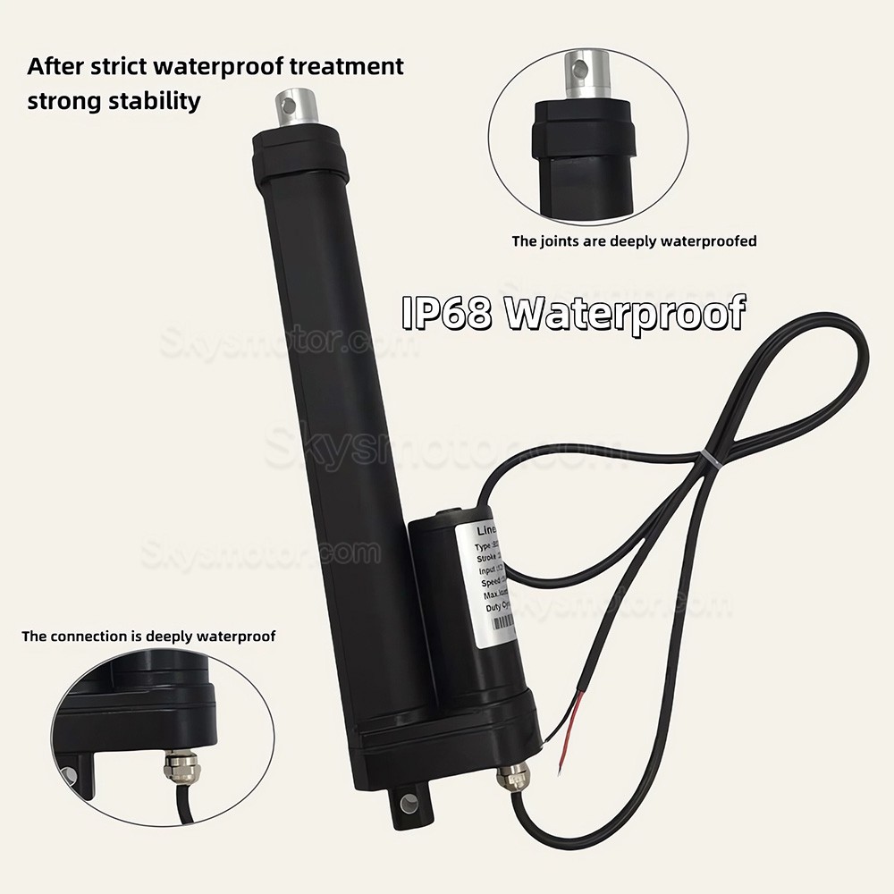 P68 水中電動リニアアクチュエータ BST-YF-FS 産業オートメーション向け 12V 電動リニアアクチュエータ P68 水中電動リニアアクチュエータ BST-YF-FS 産業オートメーション向け 12V 電動リニアアクチュエータ