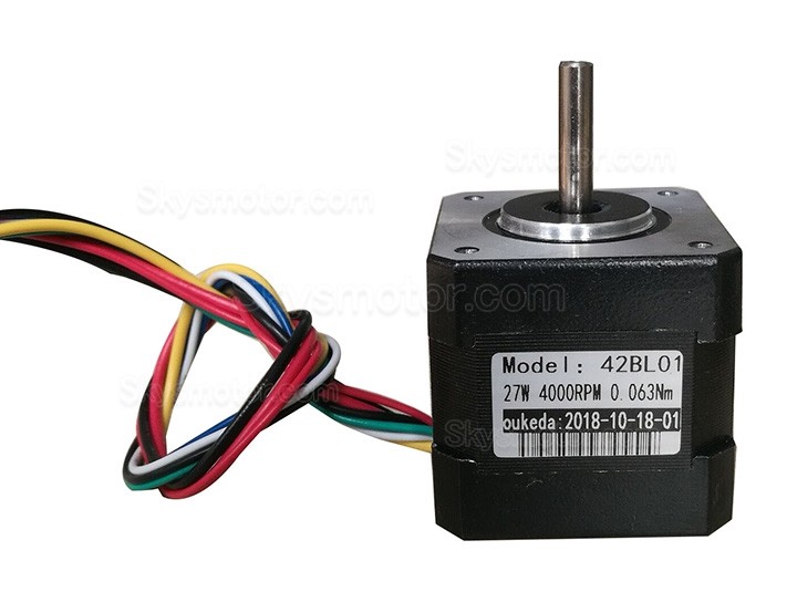24V ブラシレスDCモーター BLDCモーター OSP001474 3相 6.3Ncm/12.5Ncm/18.8Ncm 4000RPM 42x42mm