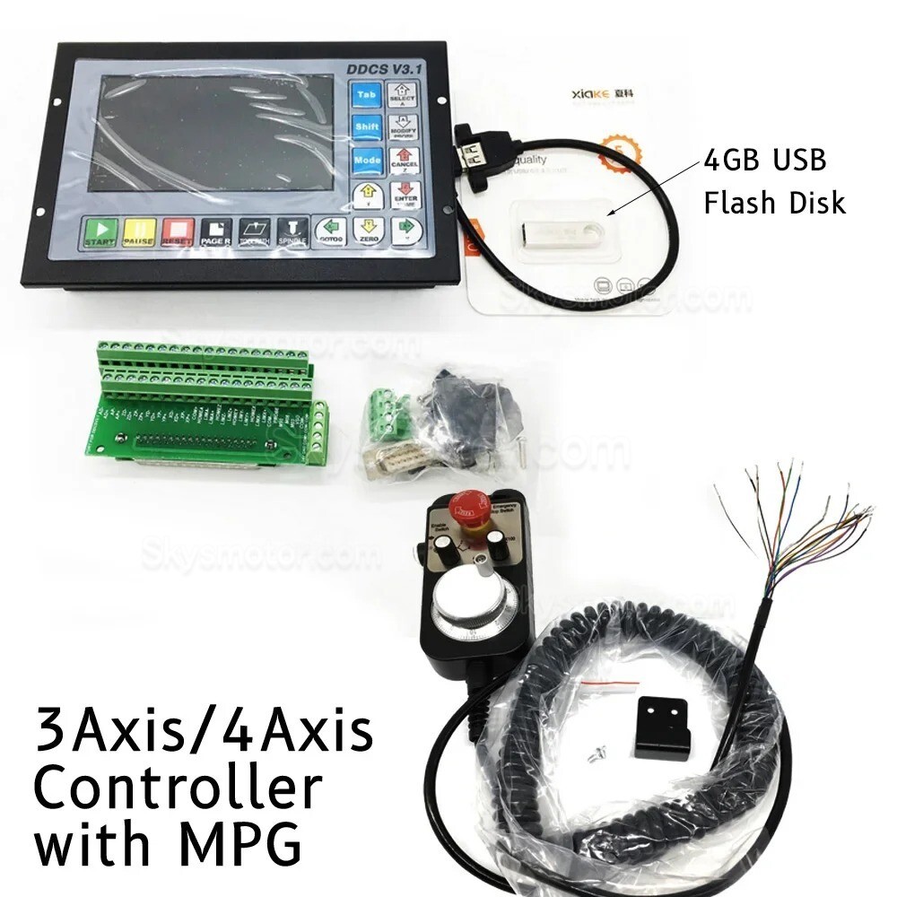 CNCコントローラ DDCS V3.1 3軸/4軸電子数値制御スタンドアロン制御