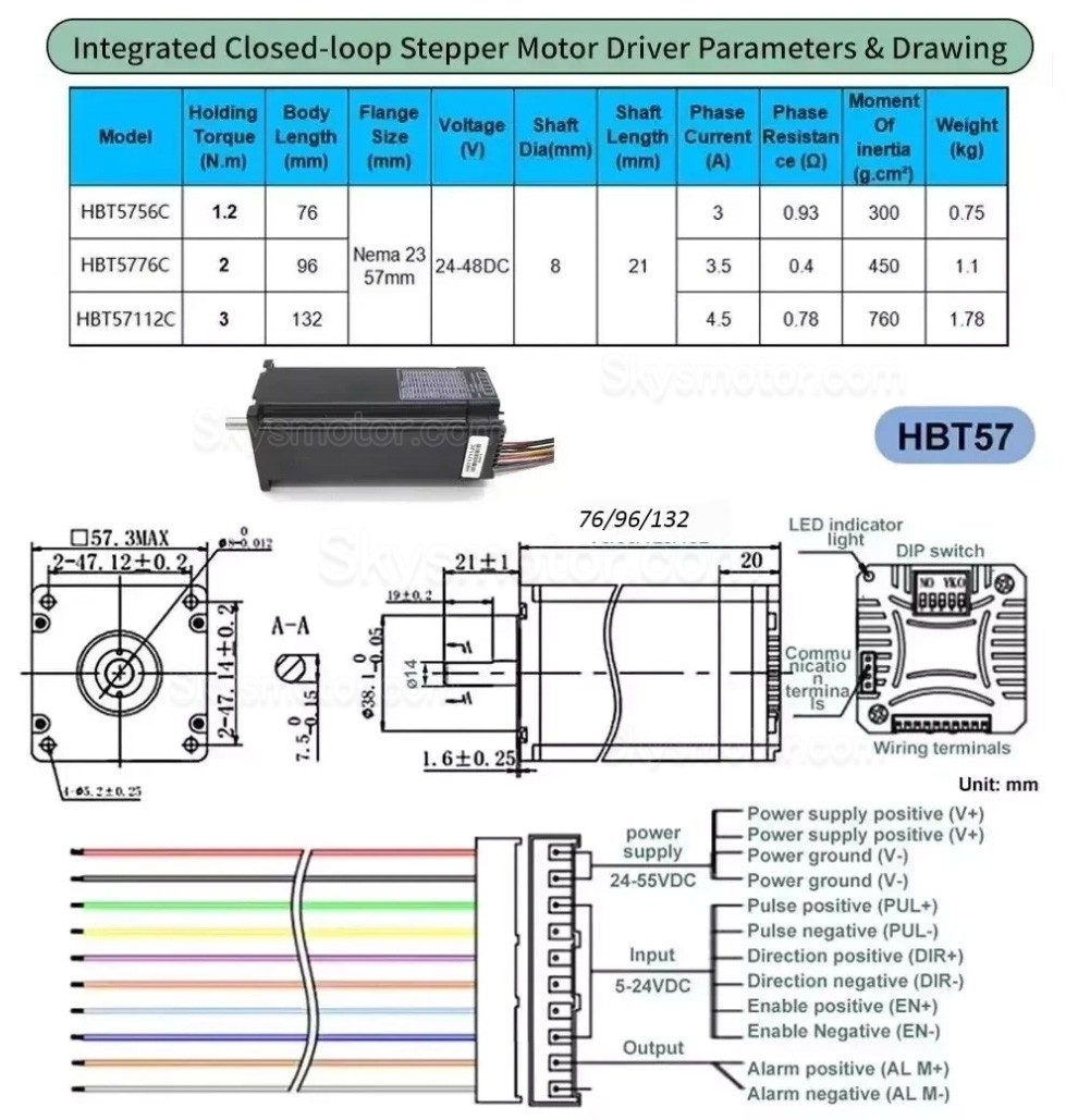ミニ X軸電動リニア ステージ OSP001606 シングルガイドレール CNC ボールねじモジュール、Neme 23 ステッピングモーター付き