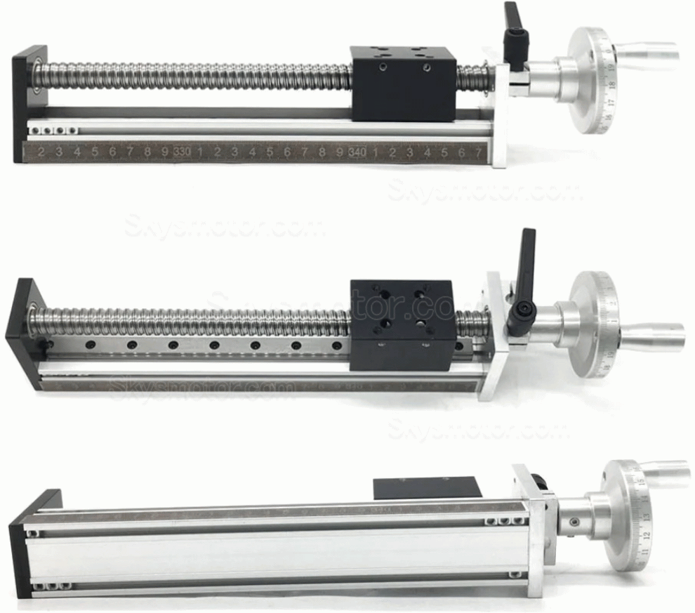 小型 手動 X軸ステージ DXG6042 手動直動CNCステージ （ハンドホイール付き）
