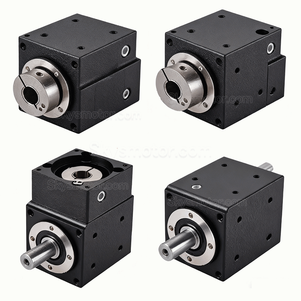 Nema 23 直角ベベルギアボックス 90 度整流子 ギア比 2:1/3:1/5:1 Nema23 ステッピングモーター用