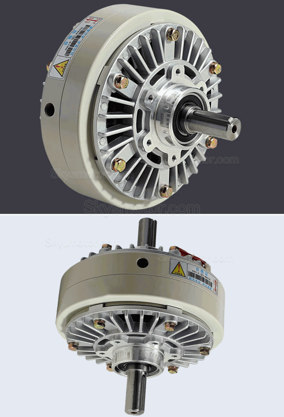 FL-S-Cシリーズ デュアルシャフトパウダー クラッチ 6Nm-50Nm 24VDC