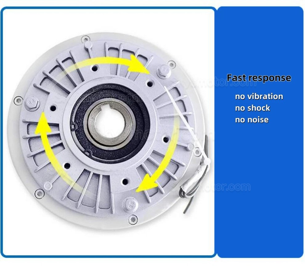 FZ-K Series Hollow Shaft Magnetic Powder Brake, Magnetic Particle Brake 6-200Nm 24V