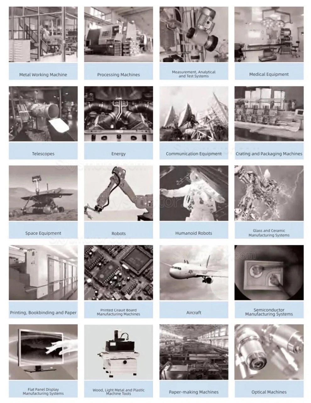 HST シリーズ ハーモニック減速機 (波動歯車減速機/高調波減速機) ギア比 30:1/50:1/80:1/100:1 バックラッシュ 20秒角