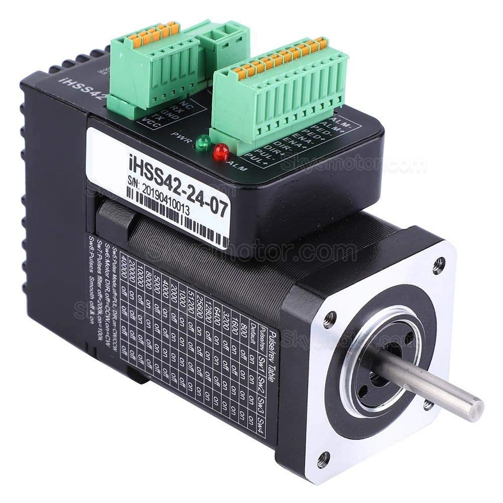JMC Nema17 一体型クローズドループステッピングモーター iHSS42-24-07 1.8度 0.7Nm 24V 2相