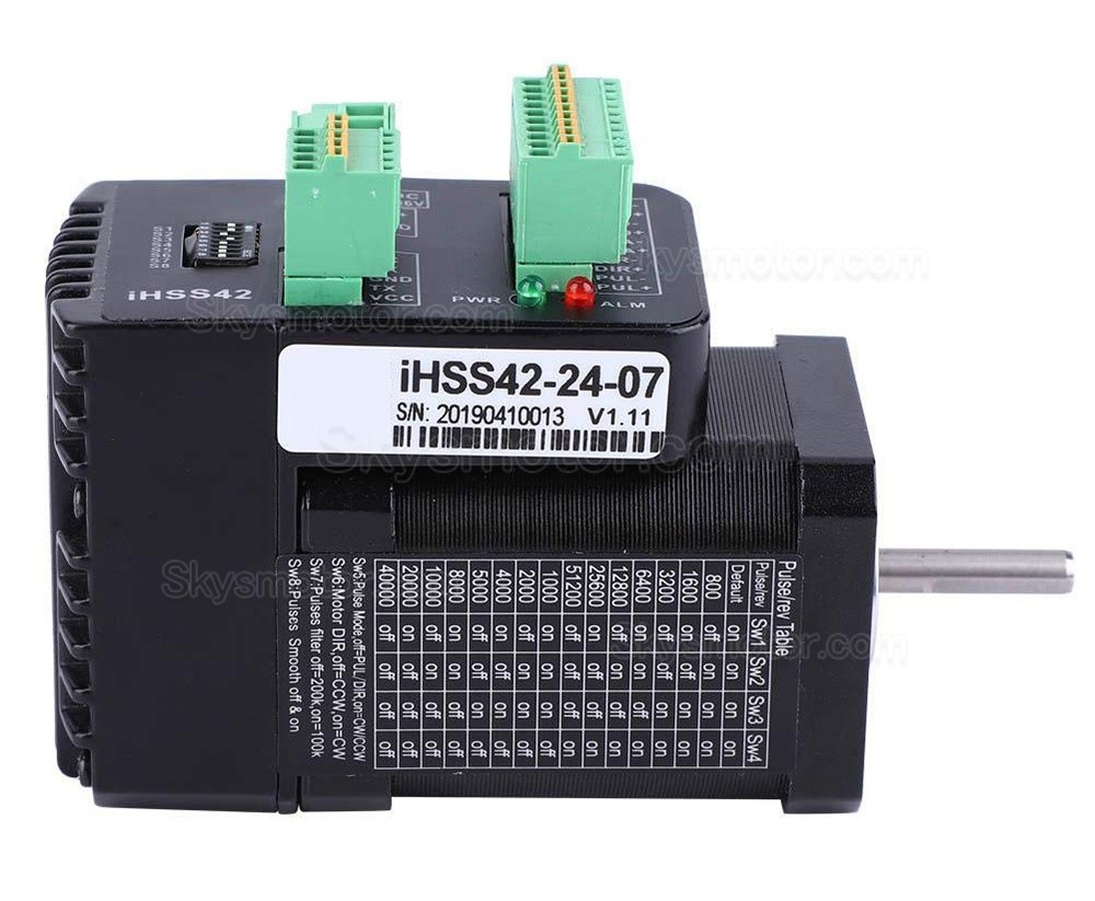 JMC Nema17 一体型クローズドループステッピングモーター iHSS42-24-07 1.8度 0.7Nm 24V 2相