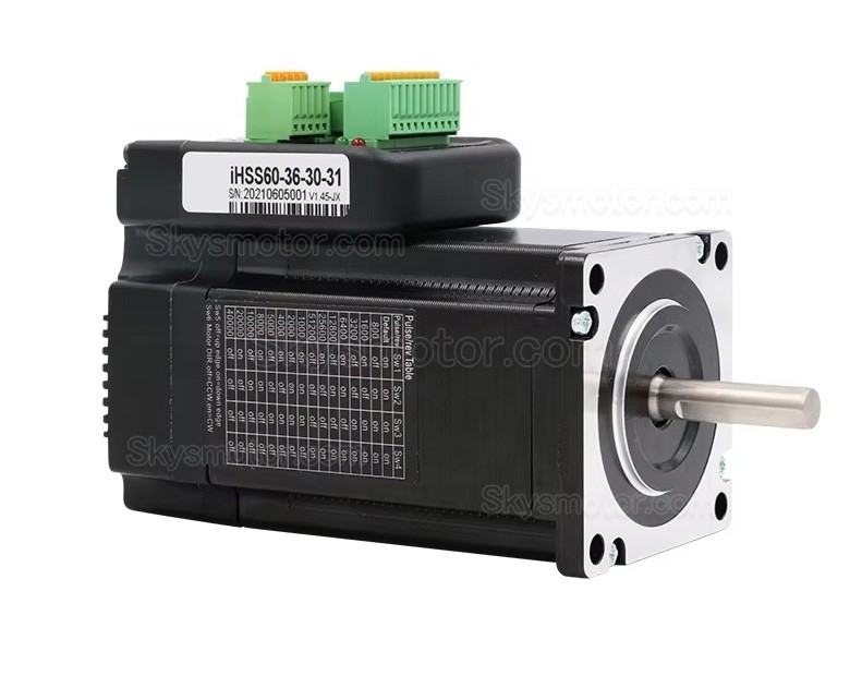 JMC NEMA 23 一体型クローズドループステッピングモーター IHSS60-36-30-30/31/SC 1.8度 3Nm 5A 36V 2相